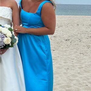 Show Me Your Mumu Nina Maxi Dress ~ Azure Blue